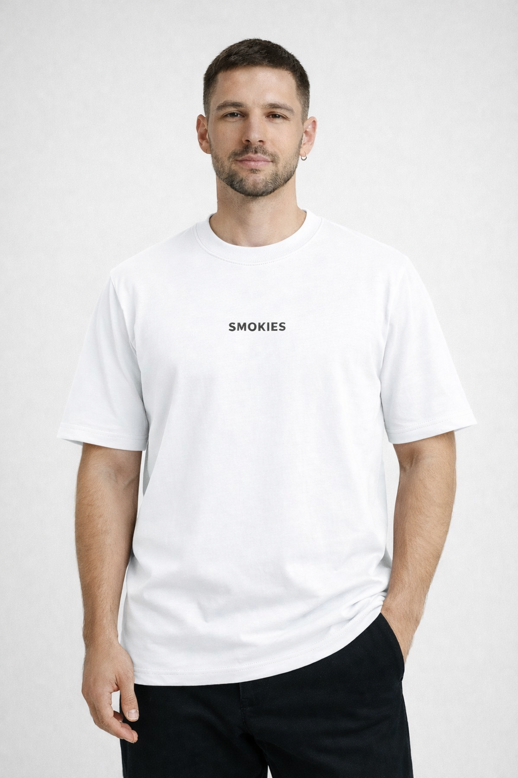 Premium Everyday Essential Oversized T-Shirt – ( EMBROIDERY PRINT )-240 GSM 100% Cotton.