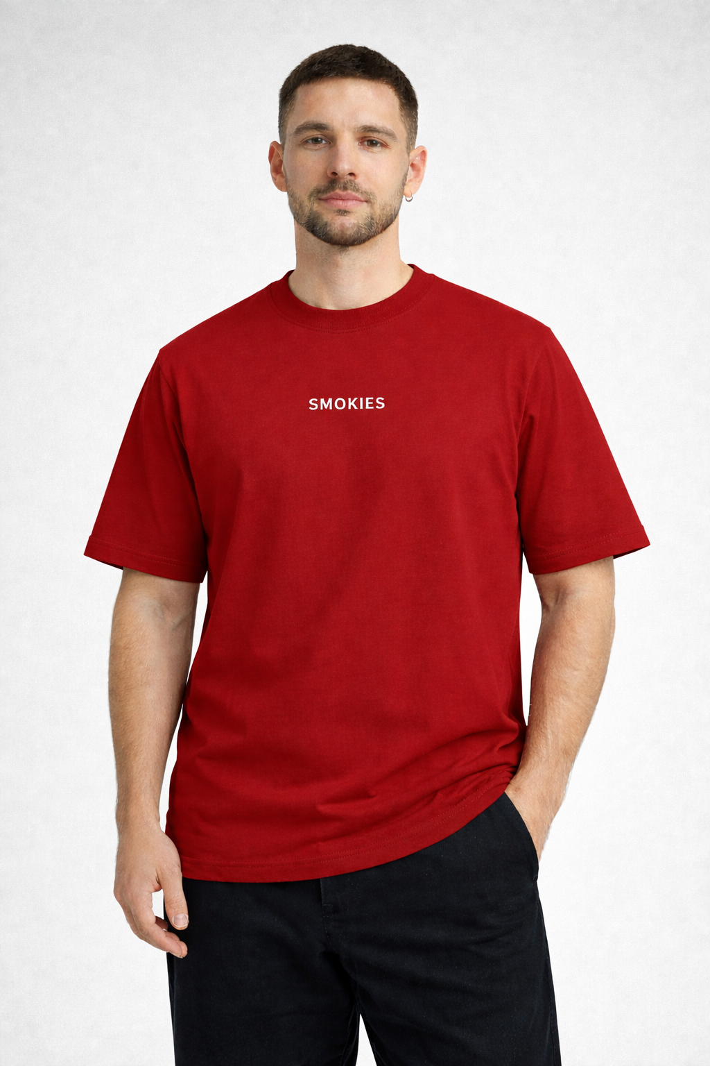 Premium Everyday Essential Oversized T-Shirt – ( EMBROIDERY PRINT )-240 GSM 100% Cotton.