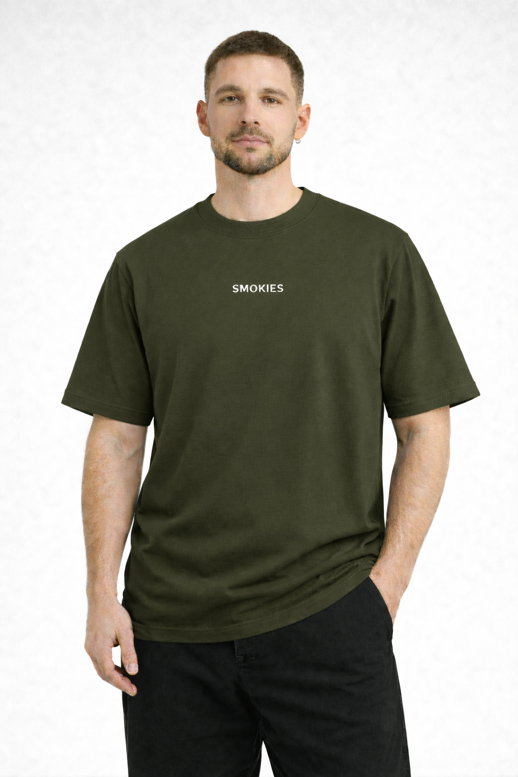 Premium Everyday Essential Oversized T-Shirt – ( EMBROIDERY PRINT )-240 GSM 100% Cotton.