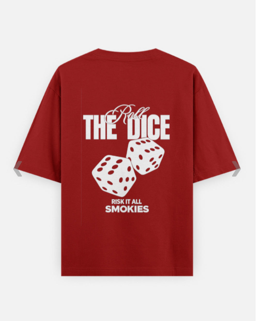 Roll the Dice Graphic T-Shirt – Risk It All - 100% cotton . 240 GSM