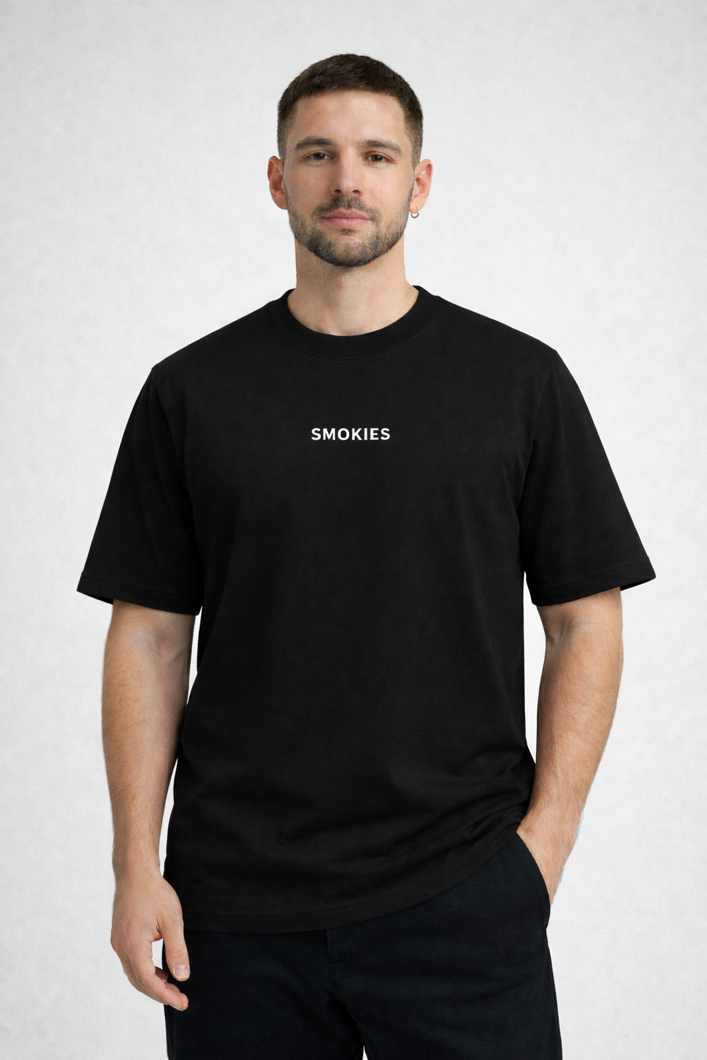 Premium Everyday Essential Oversized T-Shirt – ( EMBROIDERY PRINT )-240 GSM 100% Cotton.