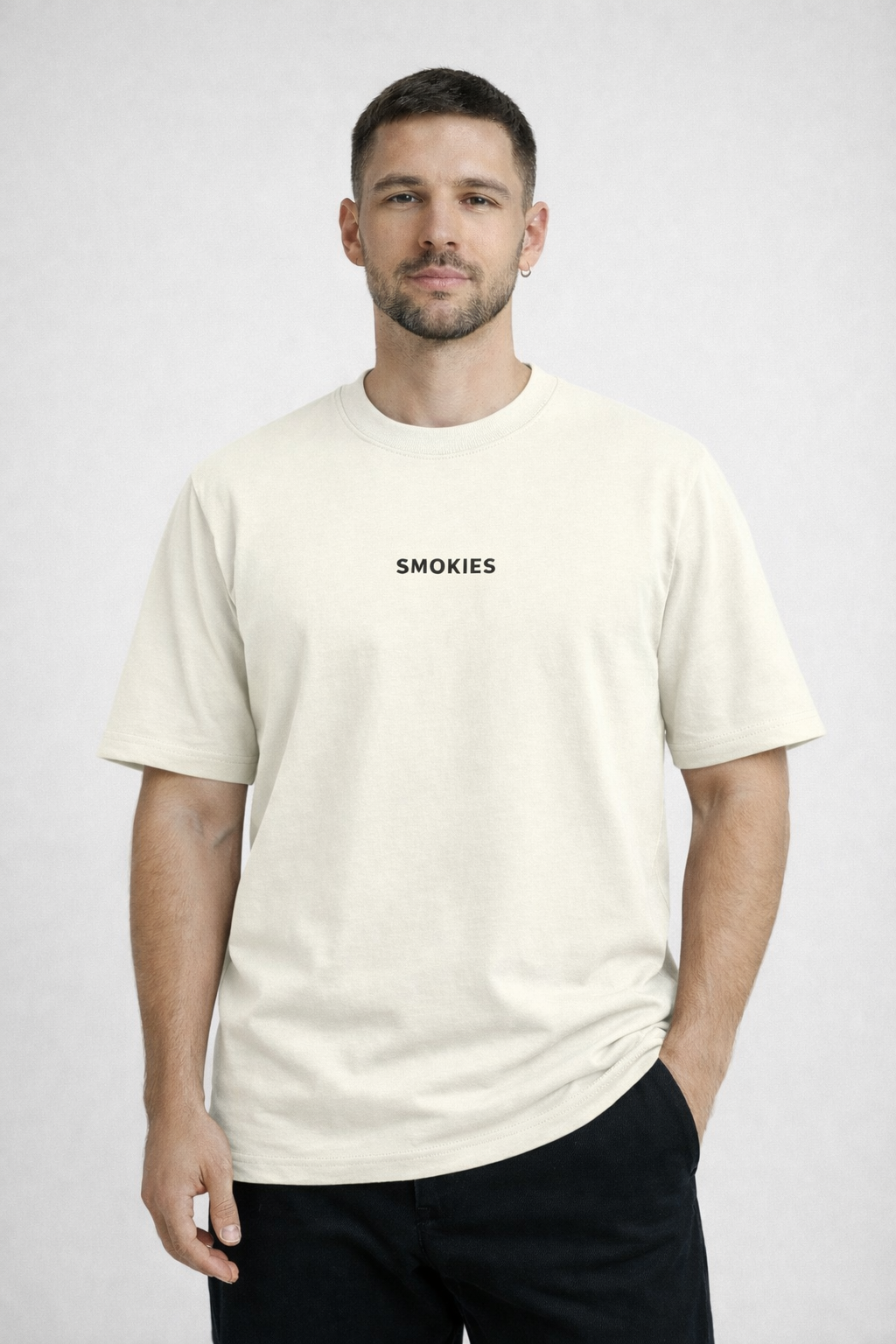 Premium Everyday Essential Oversized T-Shirt – ( EMBROIDERY PRINT )-240 GSM 100% Cotton.